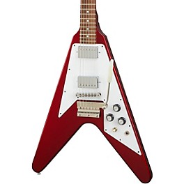 Blemished Gibson Custom 1967 Mahogany Flying V Reissue With Maestro Vibrola Electric Guitar