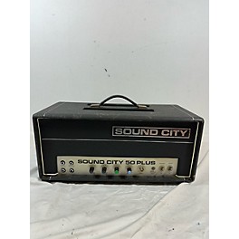 Vintage Sound City 1970s 50 Plus Tube Guitar Amp Head