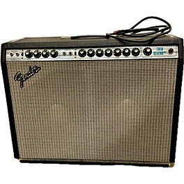 Vintage Fender 1977 Twin Reverb Silver Panel Tube Guitar Combo Amp