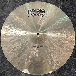 Used Paiste 19in Masters Dark Crash Cymbal