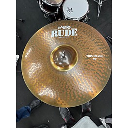 Used Paiste 19in Rude Thin Crash Cymbal