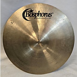 Used Bosphorus Cymbals 19in Traditional Medium Ride Cymbal