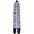 Perri's 2" Jacquard Guitar Strap - Royal Silver 2 in.