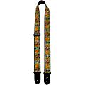 Perri's 2" Jacquard Guitar Strap - Yellow and Green Flower 2 in.