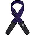 Lock-It Straps 2" Poly Guitar Strap Purple Checkers