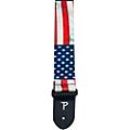 Perri's 2" Polyester Guitar Strap Distressed USA Flag