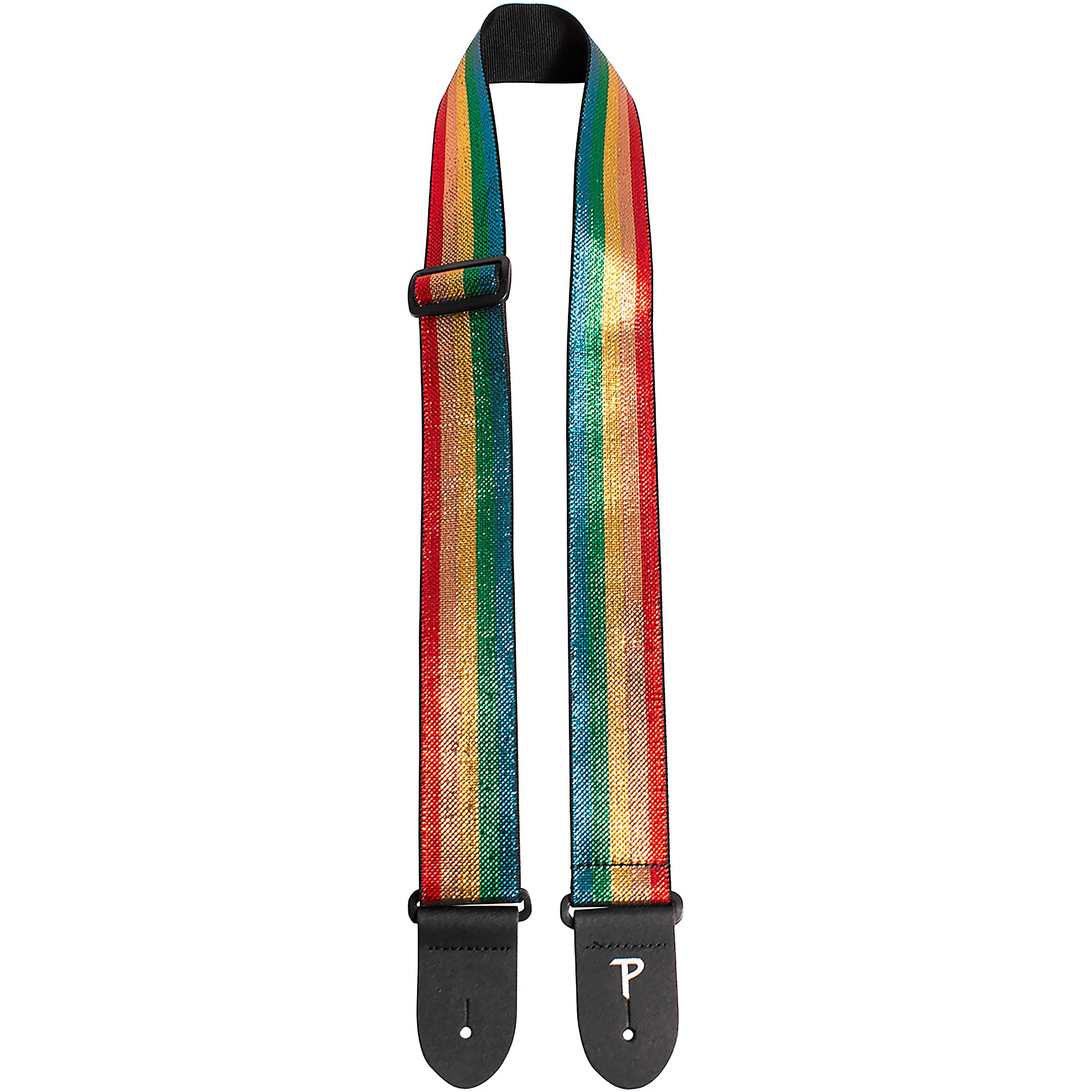 Perri's 2" Polyester Guitar Strap Rainbow Sparkle Guitar Center