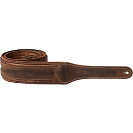 Open Box Taylor 2.5" Element Distressed Leather Guitar Strap Level 1 Brown 2.5 in.