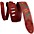 Levy's 2.5" Flowering Vine Leather Guitar Strap Burgundy/Yellow