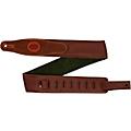 Levy's 2.5" Padded Garment Leather Guitar Strap Brown 2.5 in.