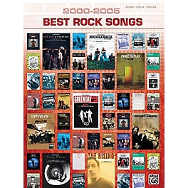 Alfred 2000-2005 Best Rock Songs (2000-2005 Best Songs) Piano/Vocal/Guitar Songbook Series Softcover