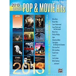 Alfred 2013 Greatest Pop & Movie Hits P/V/C Book