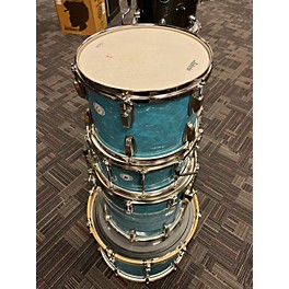 Used Ludwig 2020 Classic Maple (Glacier Blue W/ Nickel Hardware) Drum Kit
