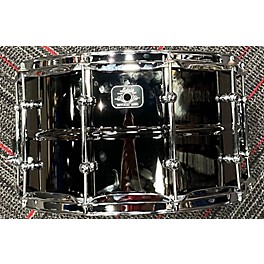Used Ludwig 2020s 8X14 Universal Series Black Brass Snare Drum Drum