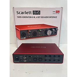 Used Focusrite 2021 Scarlett 8i6 Gen 3 Audio Interface