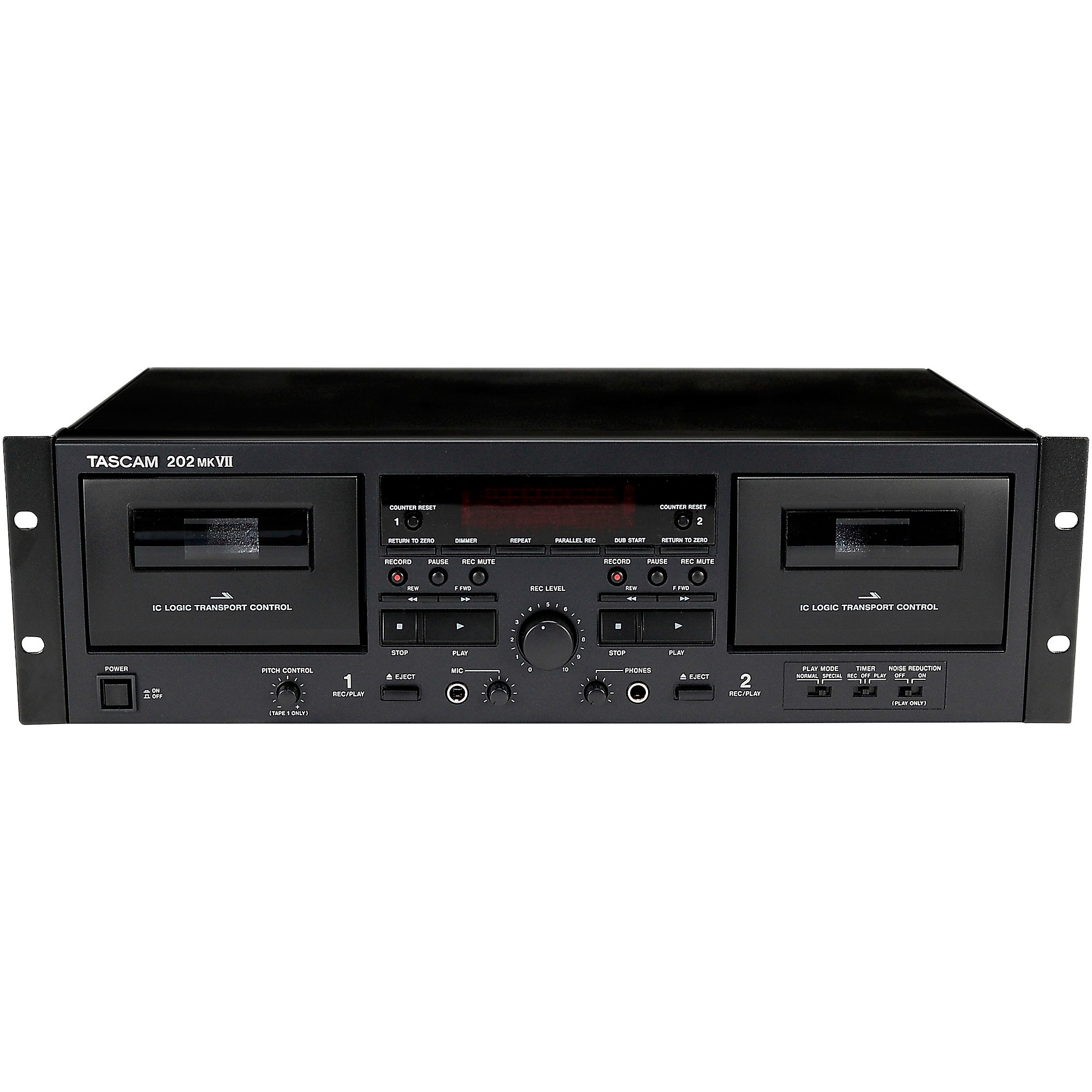 Tascam 202mkvii Double Cassette Deck With Usb Port Guitar Center