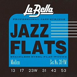 La Bella 20P Jazz Flats Guitar Strings