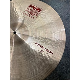 Used Paiste 20in 2002 Power Crash Cymbal