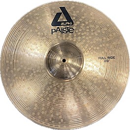 Used Paiste 20in Alpha 20 Full Rided Cymbal