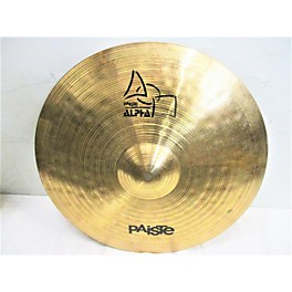 Used Paiste 20in Alpha Full Ride Cymbal