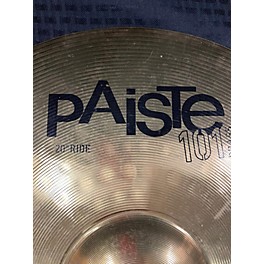 Used Paiste 20in Brass 101 Cymbal