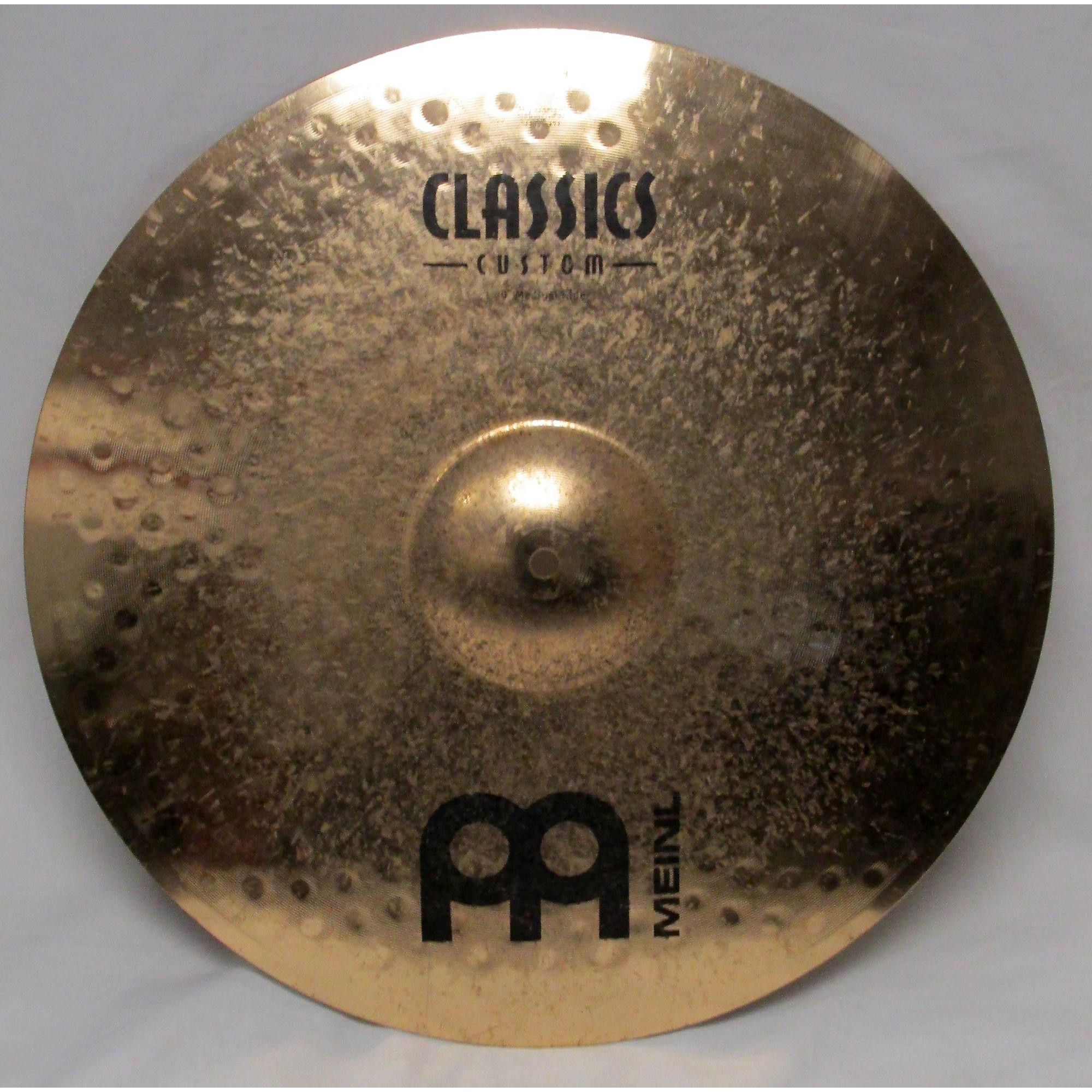 Used Meinl 20in Classic Custom Medium Ride Cymbal Guitar Center