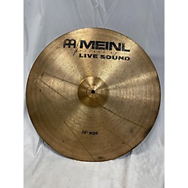 Used MEINL 20in LIVE SOUND 20IN RIDE Cymbal