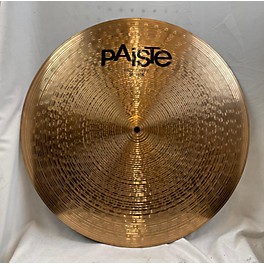 Used Paiste 20in Prototype Flat Ride Cymbal
