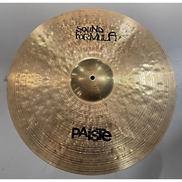 Used Paiste 20in SOUND FORMULA Cymbal