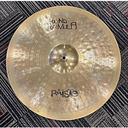 Used Paiste 20in Sound Formula Cymbal