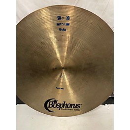 Used Bosphorus Cymbals 20in Traditional MED Ride Cymbal