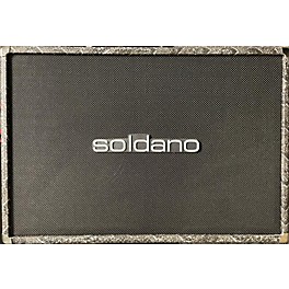 Used Soldano 212 SNAKESKIN STRAIGHT CUSTOM HORIZONTAL Guitar Cabinet