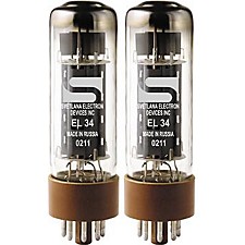 Electro-Harmonix EL34EH Matched Power Tubes Medium Quartet