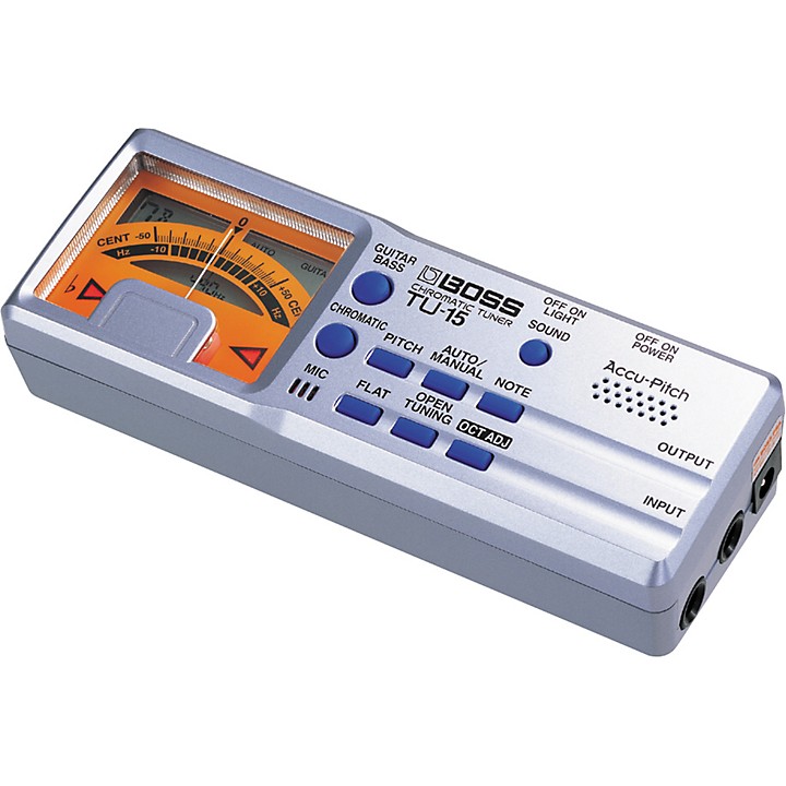 Open Box BOSS TU-15 Chromatic Tuner with Accu-Pitch | Guitar Center