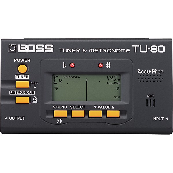 BOSS TU-80 Guitar Tuner & Metronome