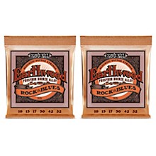 Ernie Ball 2151 Earthwood Phosphor Bronze Rock & Blues Acoustic Guitar Strings 2-Pack