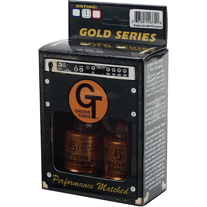 Groove Tubes Substi-Tube 928-PR to EL84 Adapter and Tube Sets Duet