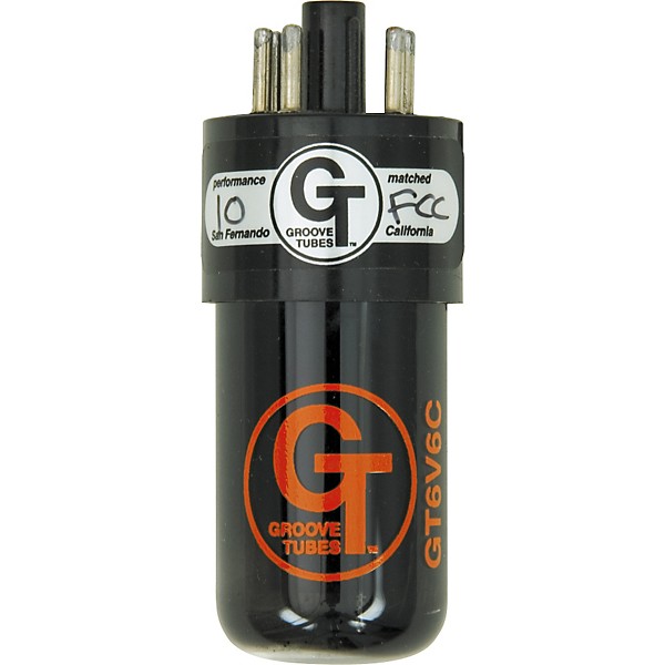 Groove Tubes Gold Series GT-6V6-C Matched Power Tubes Low (1-3 GT Rating) Duet