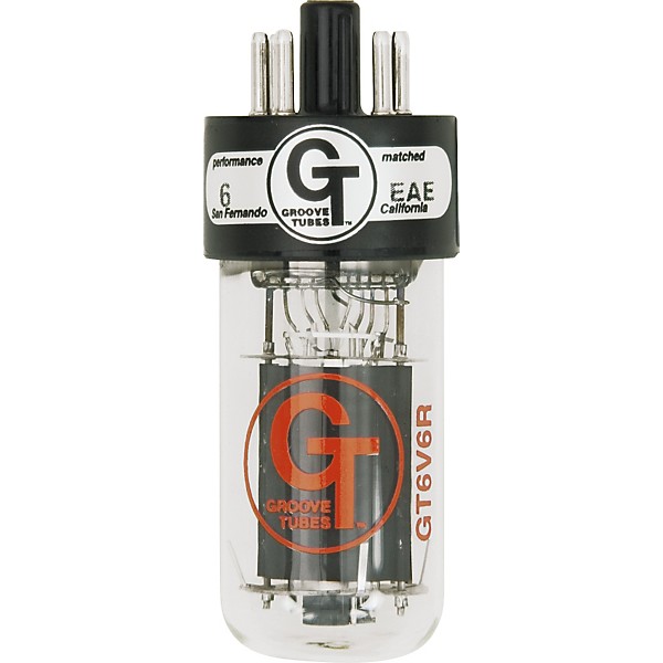 Groove Tubes Gold Series GT-6V6-R Matched Power Tubes Medium (4-7 GT Rating) Duet