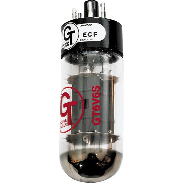 Groove Tubes Gold Series GT-6V6-S Matched Power Tubes High (8-10 GT Rating) Duet