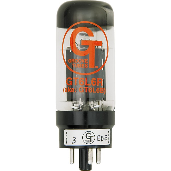 Groove Tubes Gold Series GT-6L6-R Matched Power Tubes Low (1-3 GT Rating) Duet