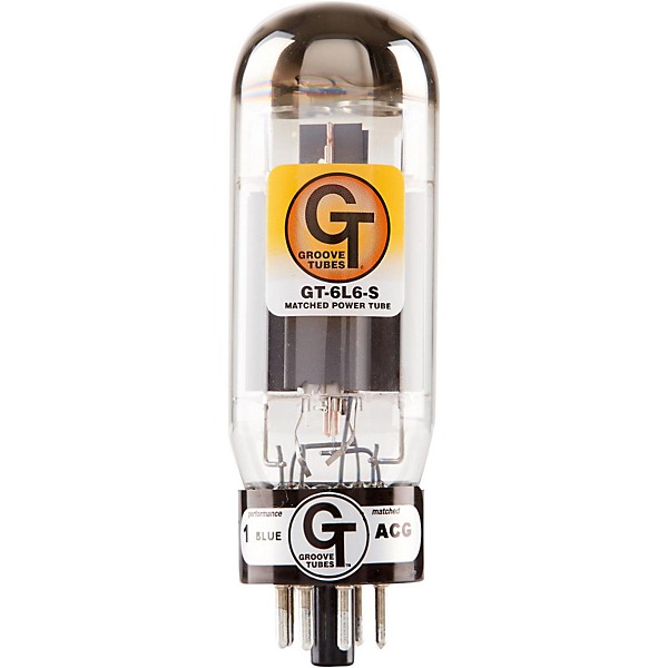Groove Tubes Gold Series GT-6L6-S Matched Power Tubes Low (1-3 GT Rating) Sextet