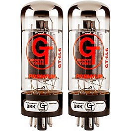 Groove Tubes Gold Series GT-6L6-S Matche... Groove Tubes Gold Series GT-6L6-S Matched Power Tubes Medium (4-7 GT Rating) Duet