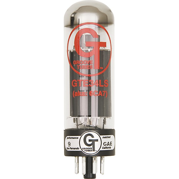 Groove Tubes Gold Series GT-E34L-S Matched Power Tubes High (8-10 GT Rating) Quartet