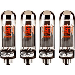 Groove Tubes Gold Series GT-E34L-S M... Groove Tubes Gold Series GT-E34L-S Matched Power Tubes Medium (4-7 GT Rating) Quartet