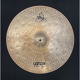Used UFIP 21in 1931 Series Sizzle Ride Cymbal