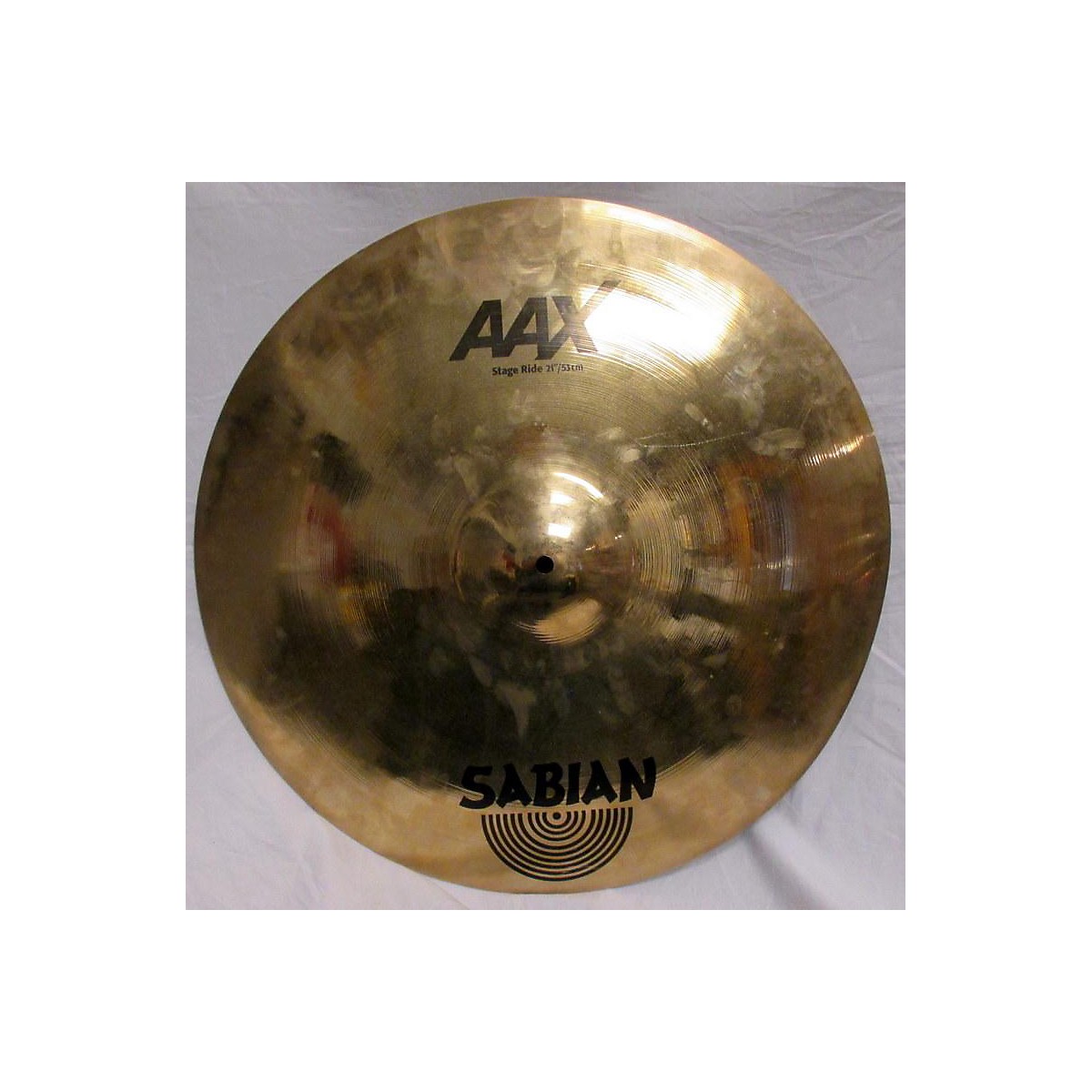 Used Sabian 21in AAX Stage Ride Brilliant Cymbal Guitar Center