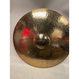 Used SABIAN 21in HH Raw Bell Dry Ride Brilliant Cymbal