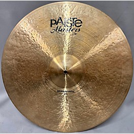 Used Paiste 21in Twenty Masters Collection Medium Ride Cymbal