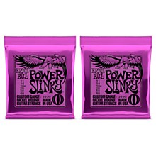 Ernie Ball 2220 Power Slinky Nickel Wound Electric Guitar Strings 2-Pack